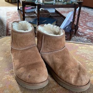 Uggs size 9 worn with stain on front